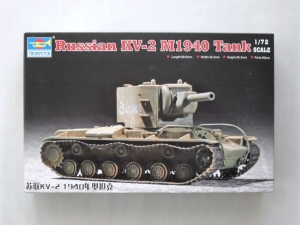 TRUMPETER 1/72 07235 RUSSIAN KV-2 M1940 TANK